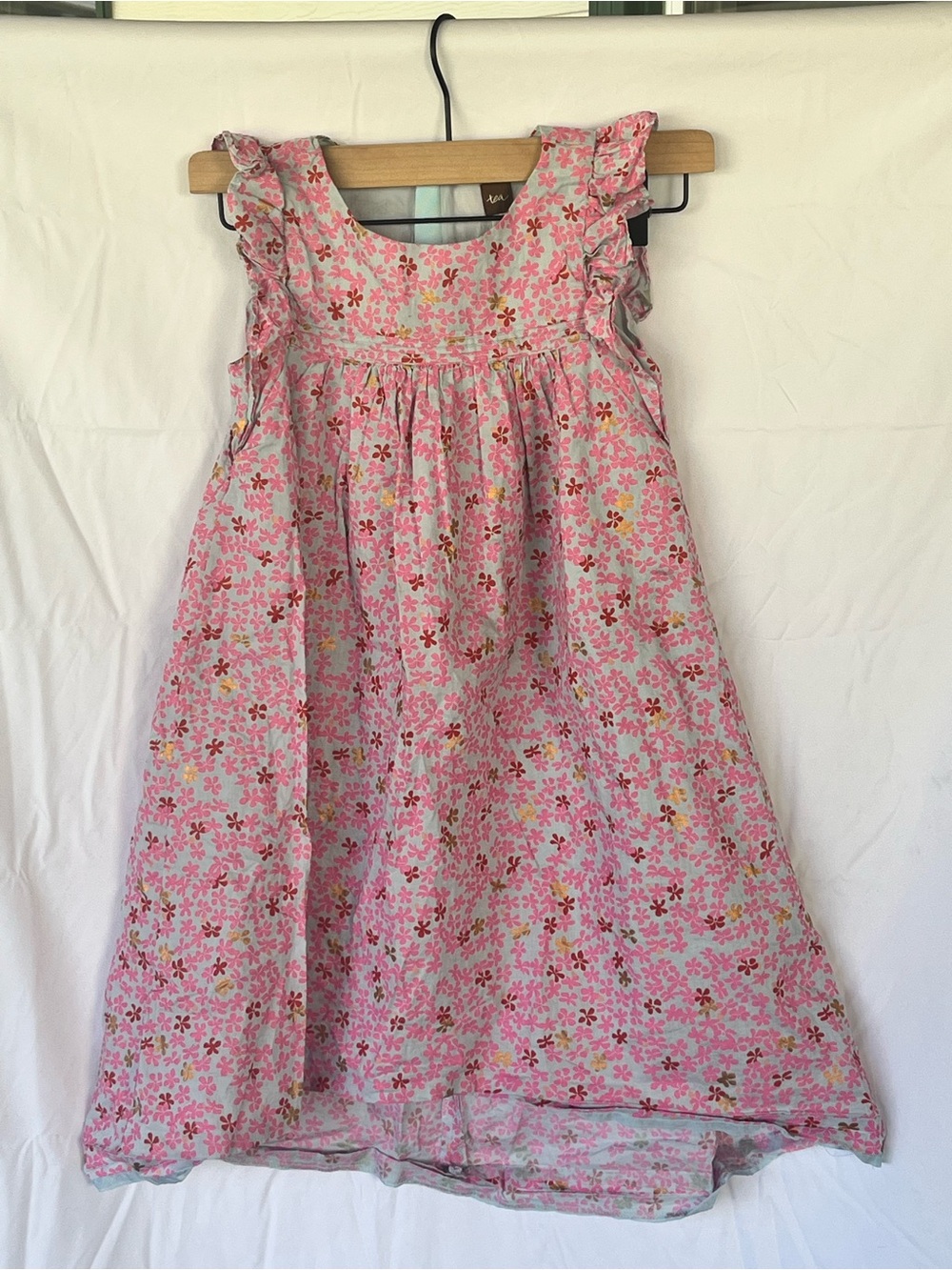 Tea Collection Pink Floral Casual Dress